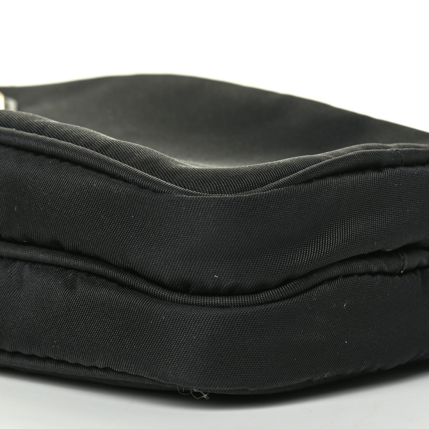 Prada Tessuto Nylon Double Zip Phone Case Crossbody Bag Black 5 of 7
