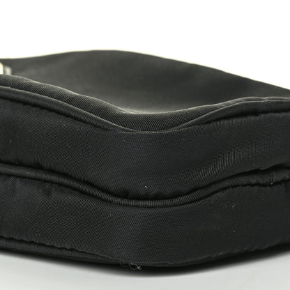Prada Tessuto Nylon Double Zip Phone Case Crossbody Bag Black 5 of 7