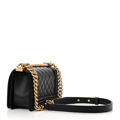 Chanel Caviar Quilted Small Boy Flap Black 3 of 11