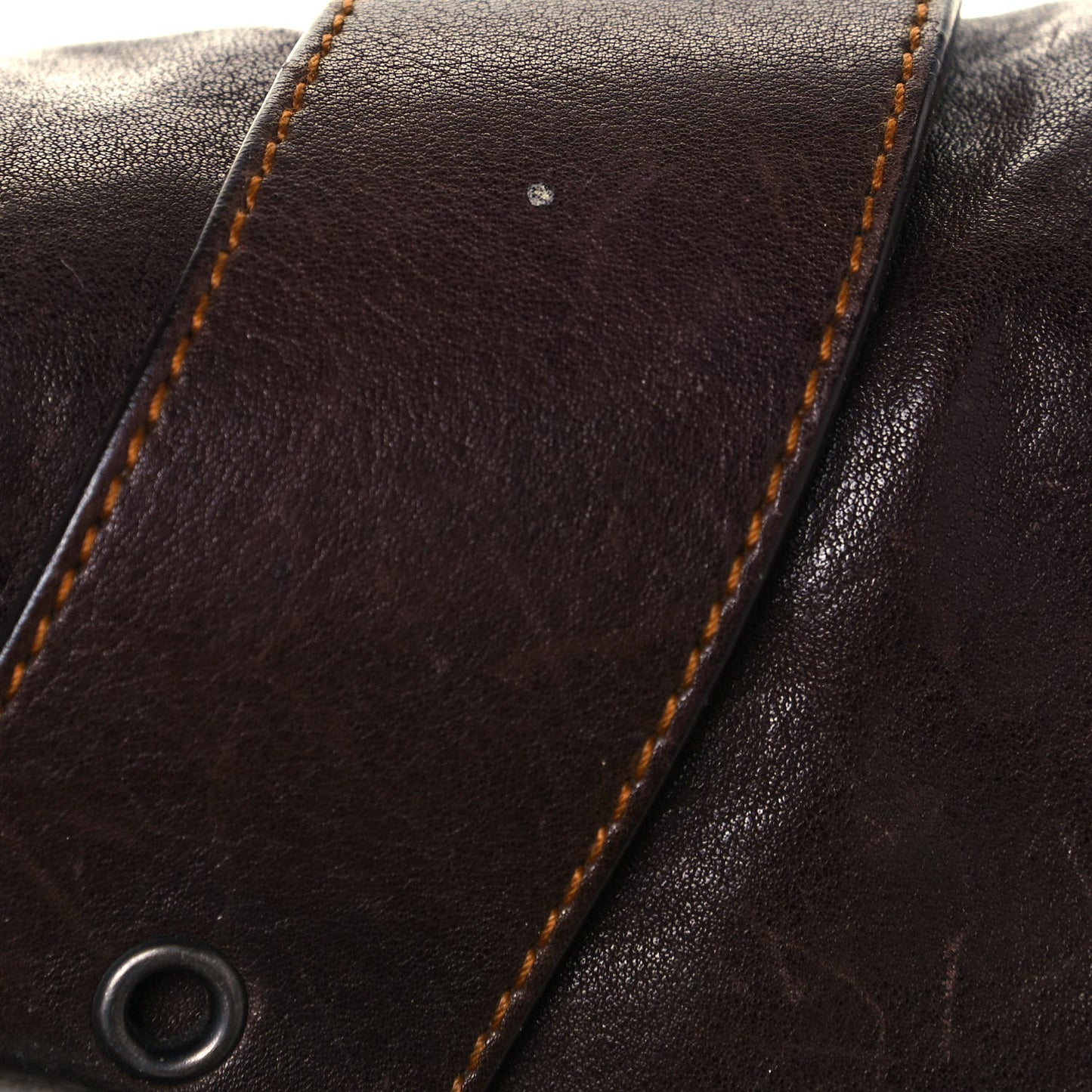 Calfskin Large Gaucho Double Saddle Bag Brown