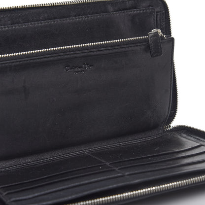 Christian Dior Lambskin Cannage Lady Dior Zip Organizer Wallet Black 5 of 6