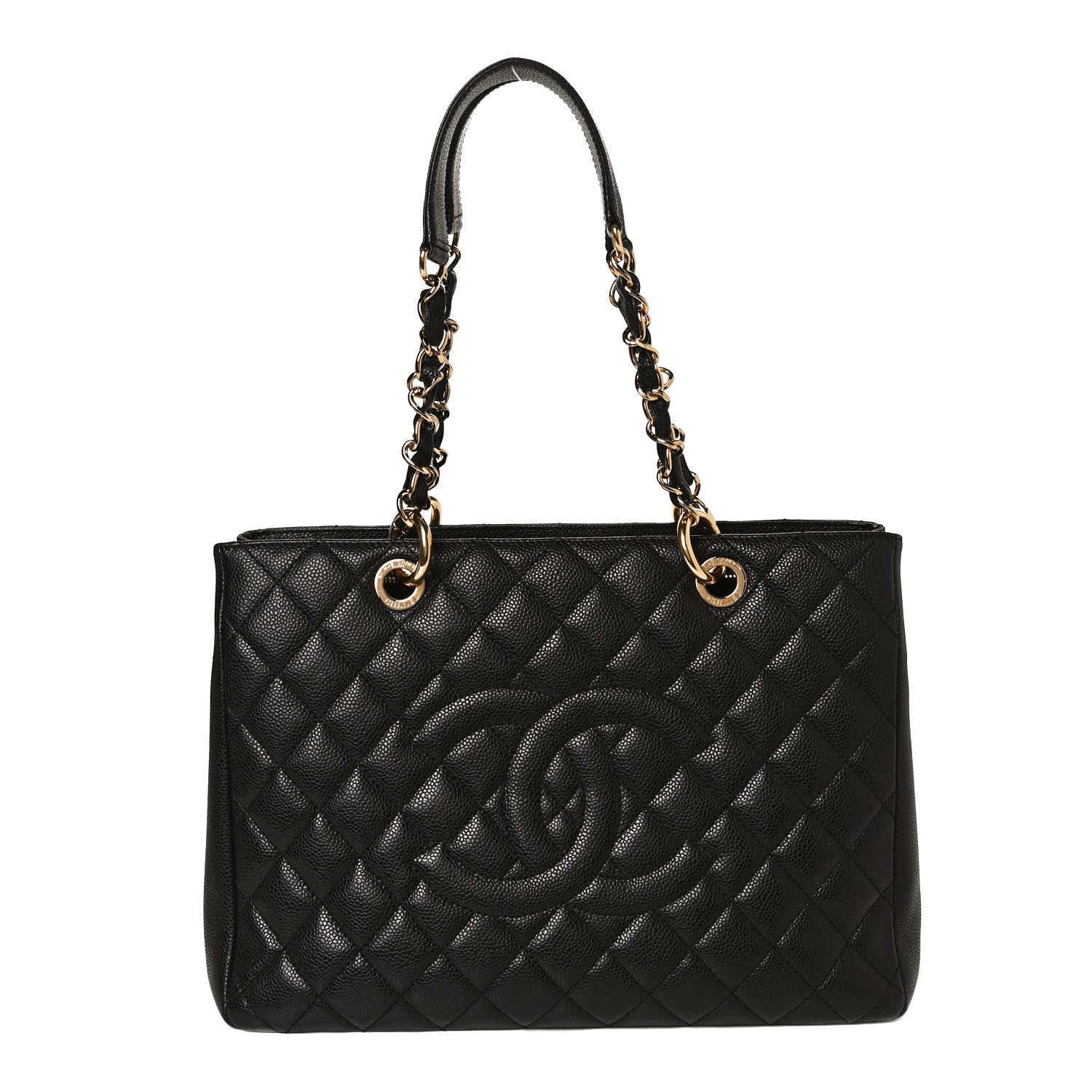 Chanel Caviar Quilted Grand Shopping Tote GST Black 1 of 10