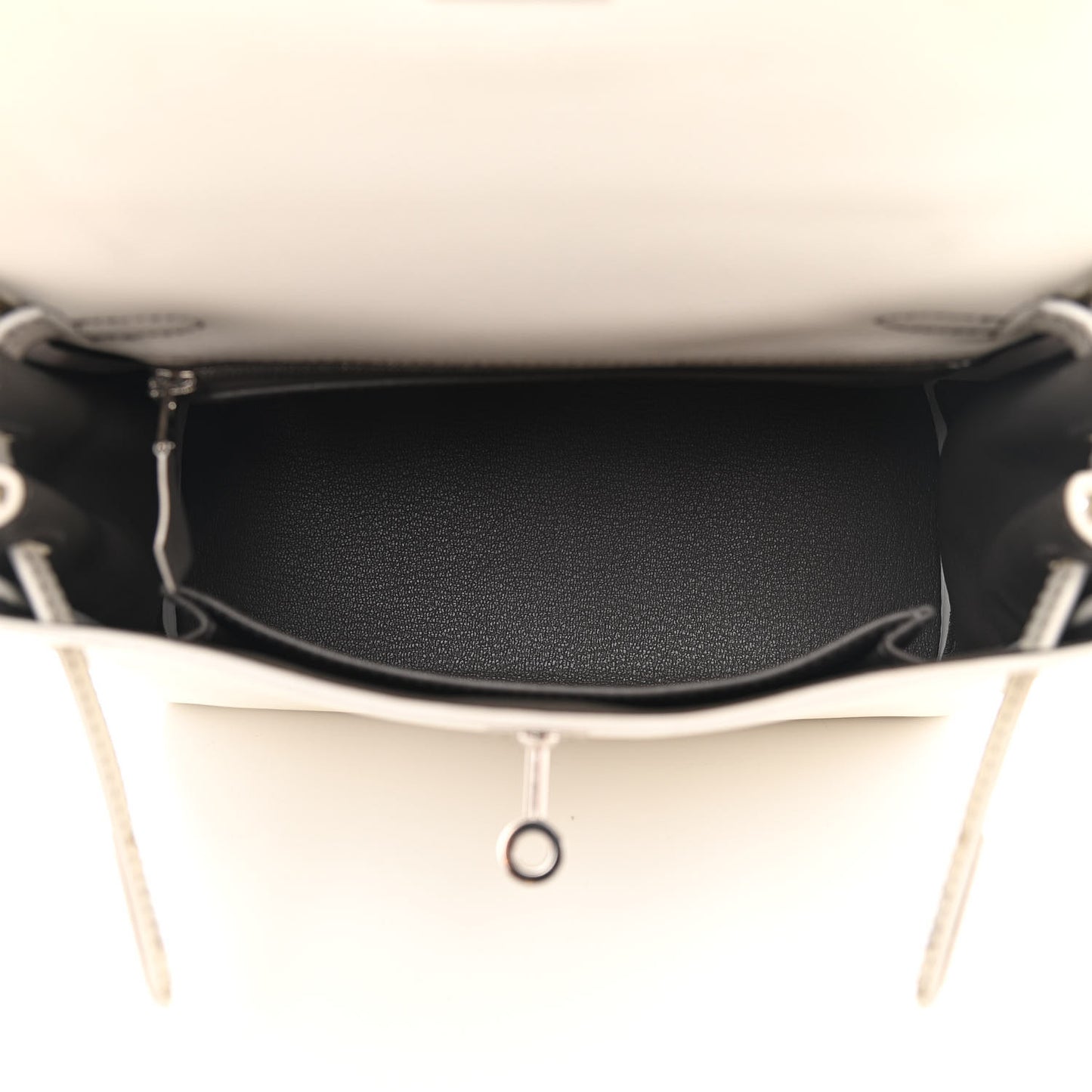 Evercolor Horseshoe Kelly Retourne 25 White Etain