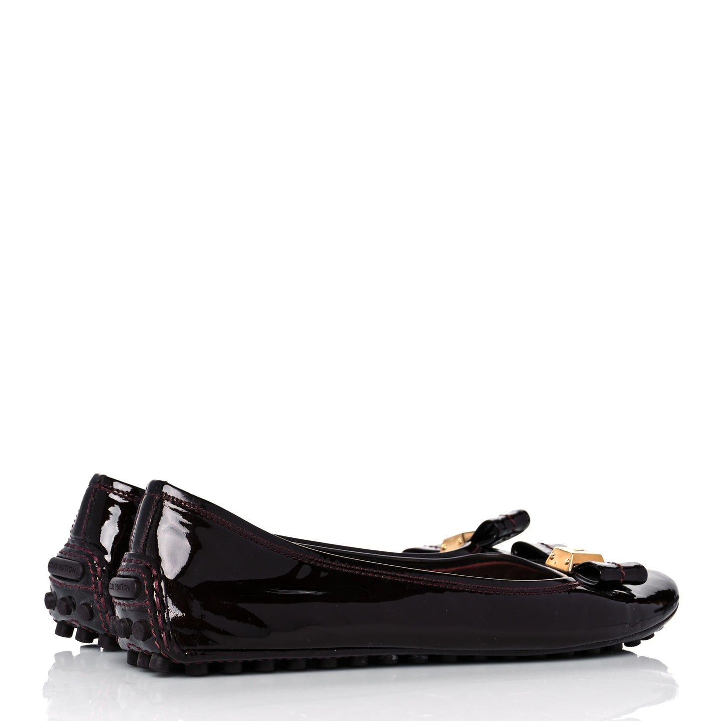 Patent Lovely Ballet Flats 37 Black