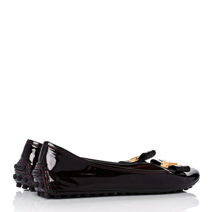Louis Vuitton Patent Lovely Ballet Flats 37 Black 4 of 9