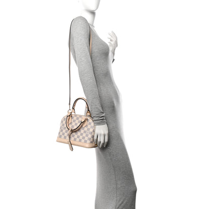 Louis Vuitton Damier Azur Braided Alma BB 2 of 12