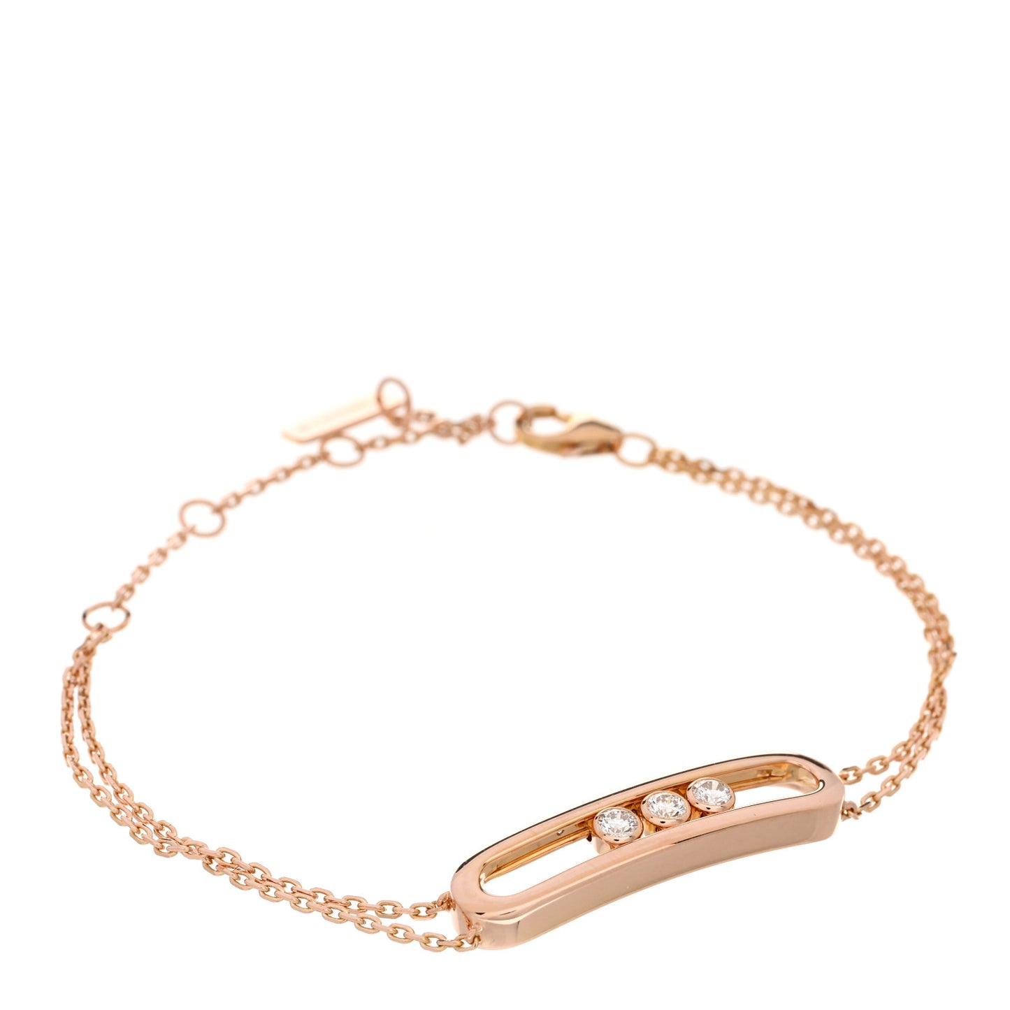 18K Rose Gold Diamond Move Classique Bracelet