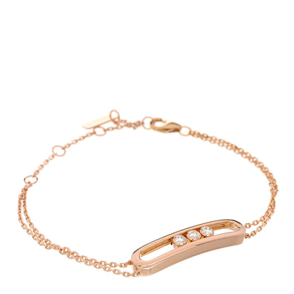 Messika 18K Rose Gold Diamond Move Classique Bracelet 1 of 3