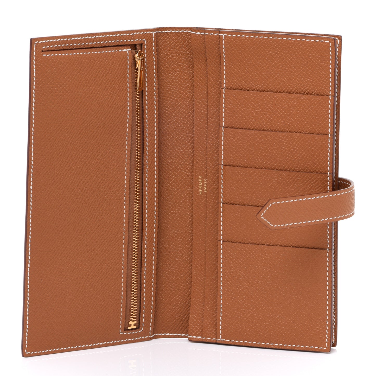 Epsom Bearn Gusset Wallet Gold