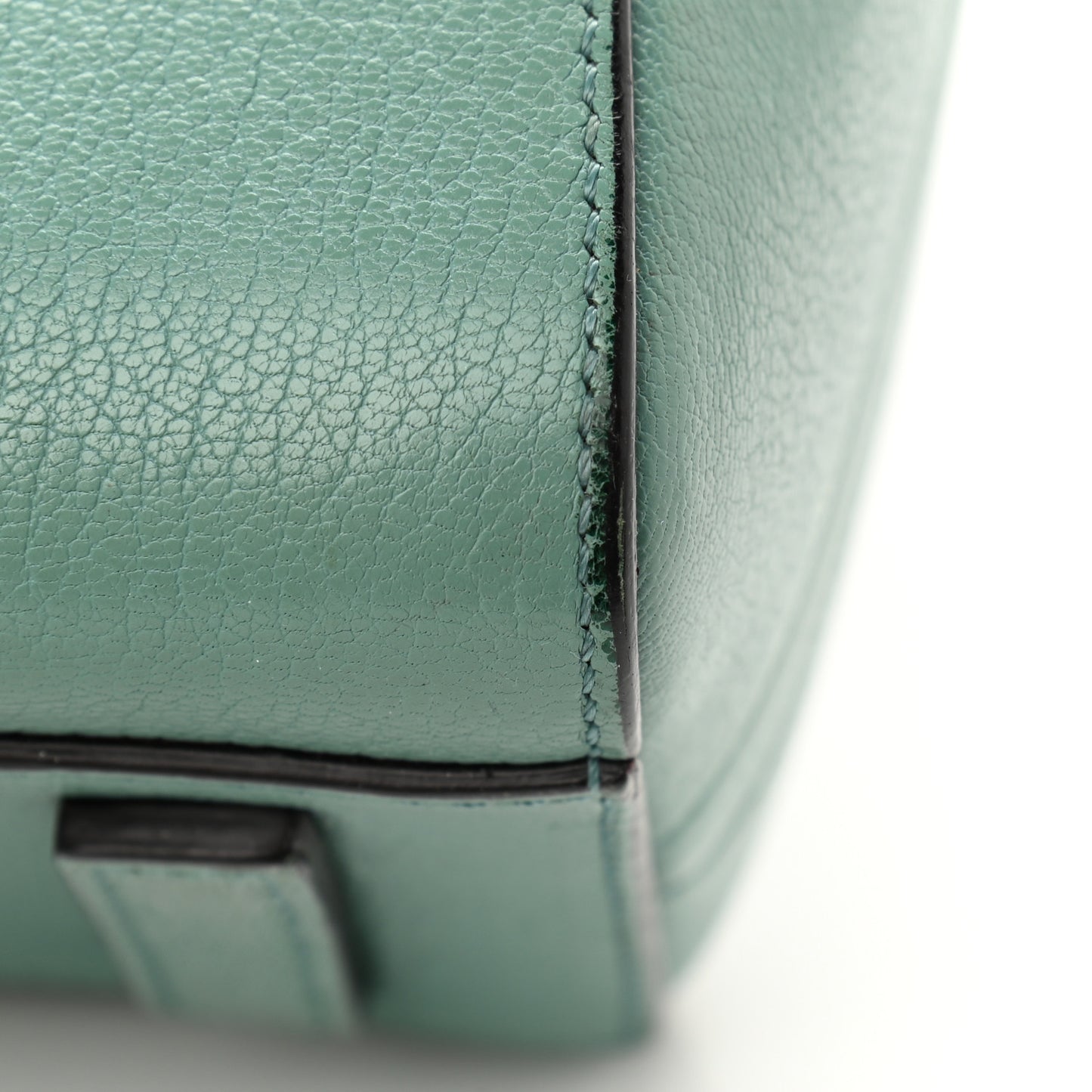 Sugar Goatskin Mini Antigona Aqua