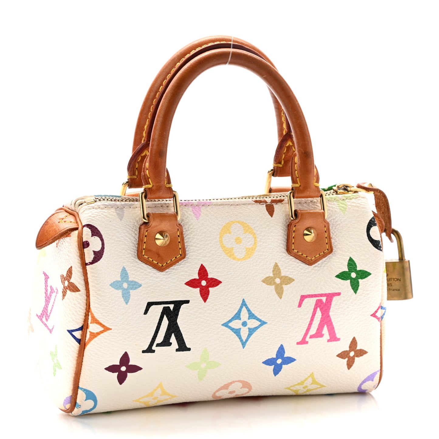 Monogram Multicolor Mini Sac HL Speedy White