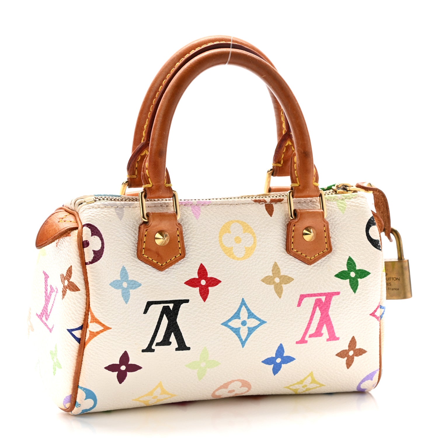 Louis Vuitton Monogram Multicolor Mini Sac HL Speedy White 2 of 23