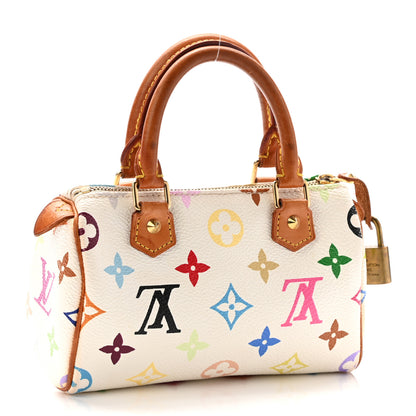 Louis Vuitton Monogram Multicolor Mini Sac HL Speedy White 2 of 23