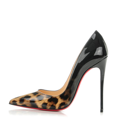 Christian Louboutin Patent Degrade Leopard So Kate 120 Pumps 36 Leopard Black 1 of 8