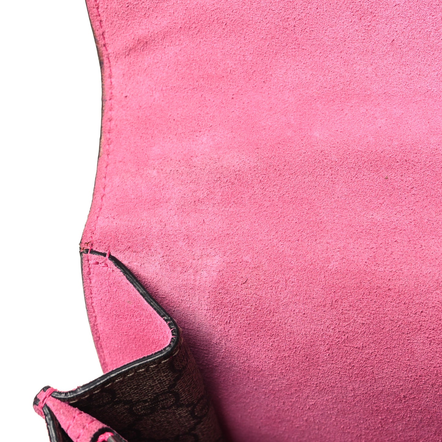 GG Supreme Monogram Suede Pierced Heart Embroidered Medium Dionysus Shoulder Bag Beige Ebony Pink Tropical Flower