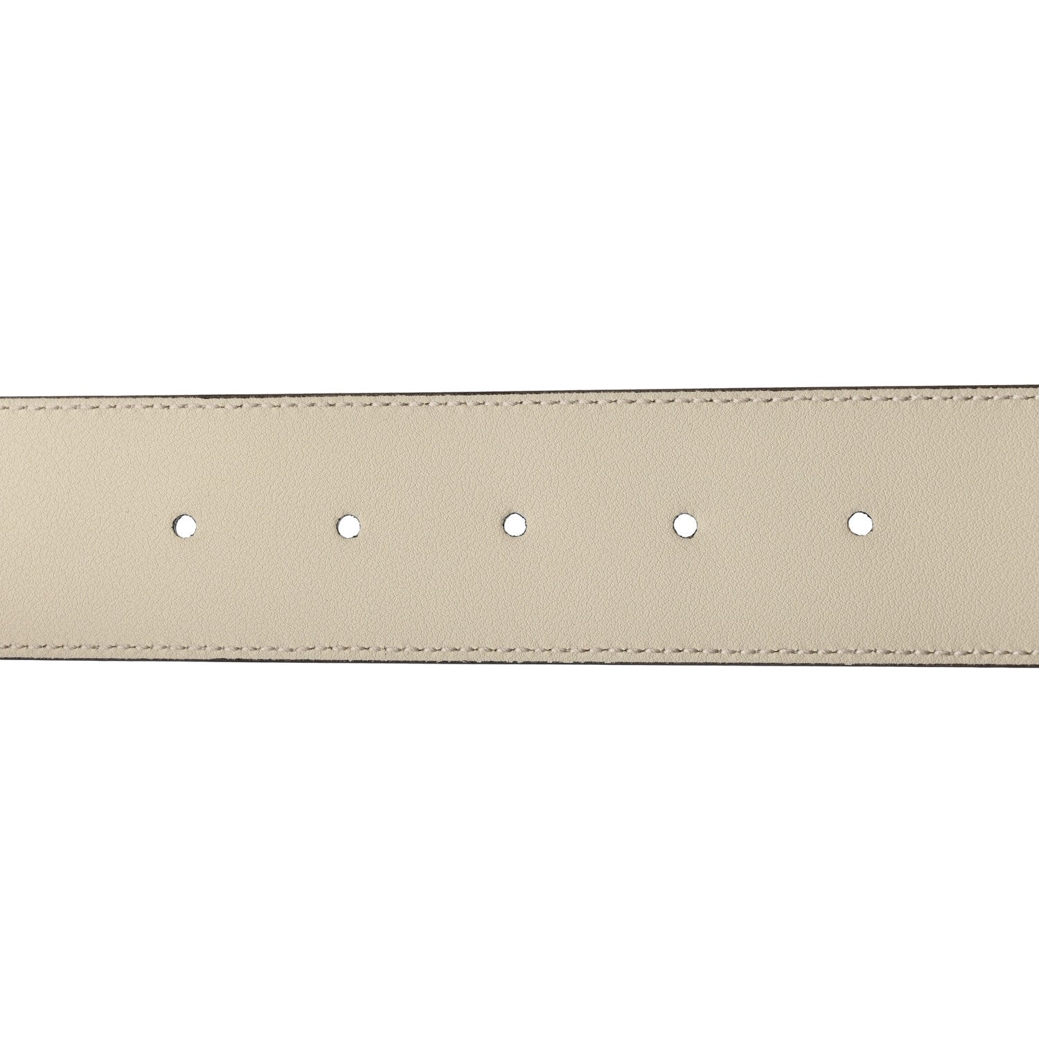 Gucci Calfskin Double G 40mm Belt 90 36 Mystic White 4 of 5
