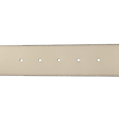 Gucci Calfskin Double G 40mm Belt 90 36 Mystic White 4 of 5