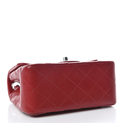 Chanel Caviar Quilted Mini Square Flap Red 4 of 10