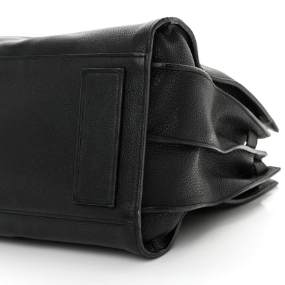 Saint Laurent Grained Calfskin Medium Souple Sac De Jour Black 8 of 20