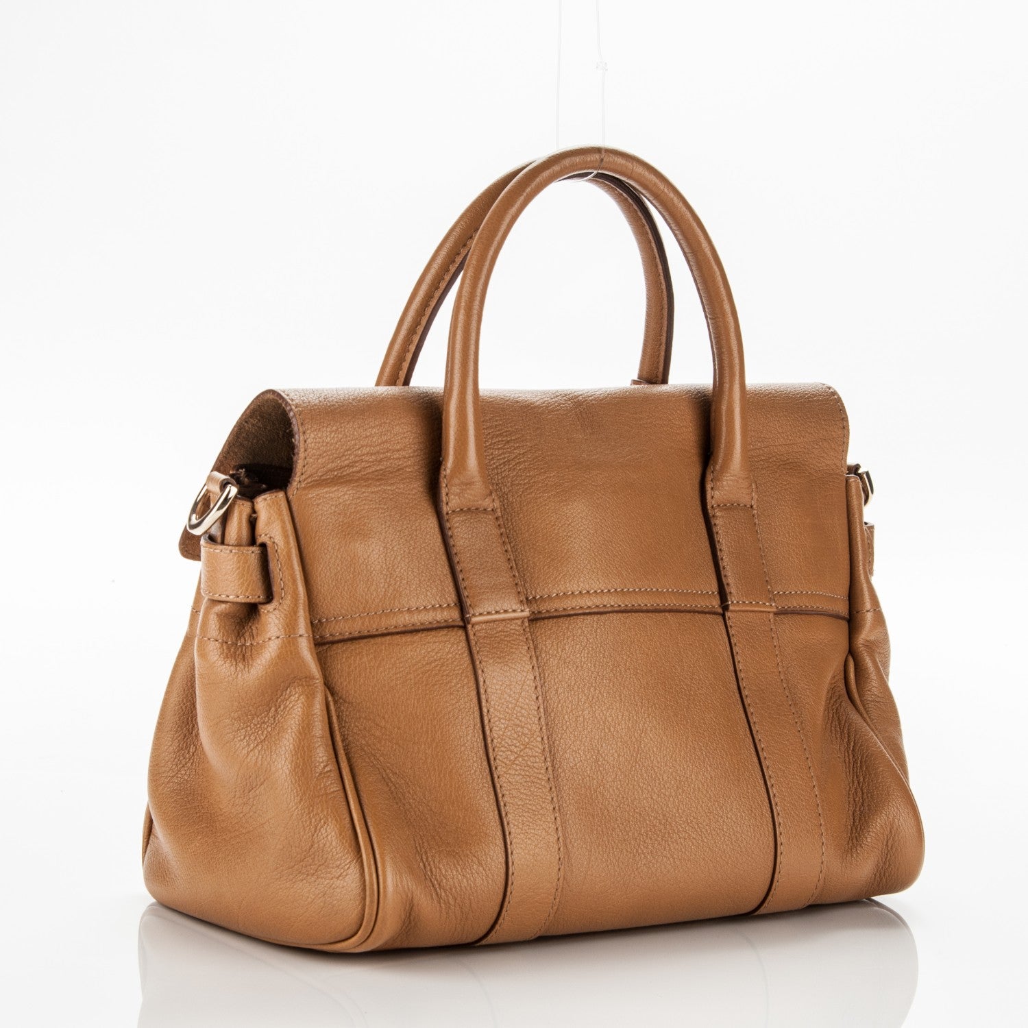 Mulberry Glossy Buffalo Small Bayswater Fudge 3 of 7