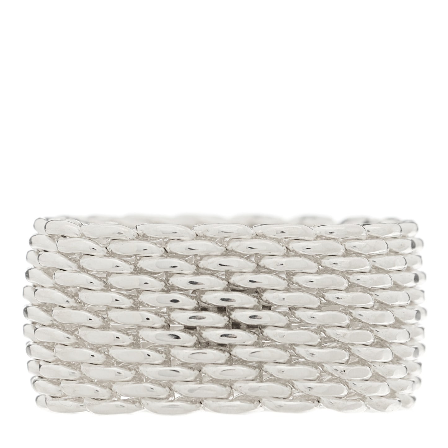Sterling Silver Somerset Mesh Ring 51 5.75