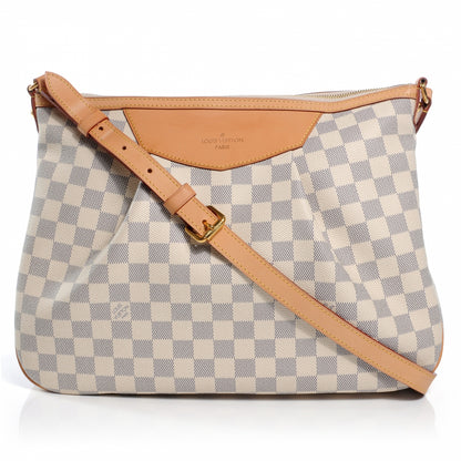 Louis Vuitton Damier Azur Siracusa MM 1 of 7
