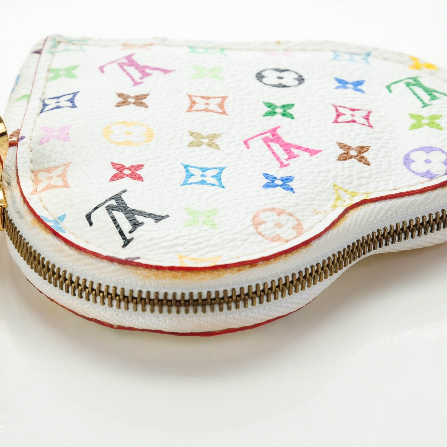 Louis Vuitton Monogram Multicolor Coeur Heart Coin Purse White 9 of 9