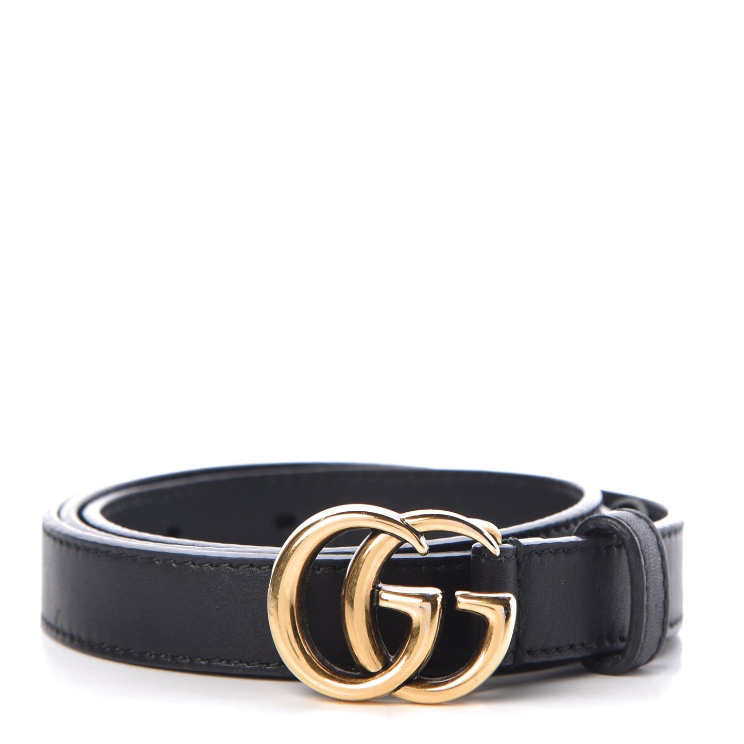 Calfskin Double G 20mm Belt 85 34 Black