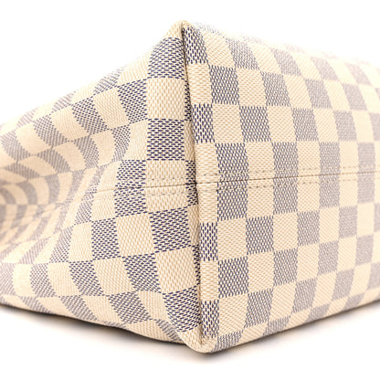 Louis Vuitton Damier Azur Graceful MM Rose Ballerine 8 of 10