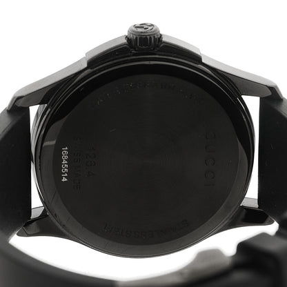 Gucci PVD Stainless Steel Rubber 38mm G-Timeless Angry Cat Quartz Watch Black 4 of 5