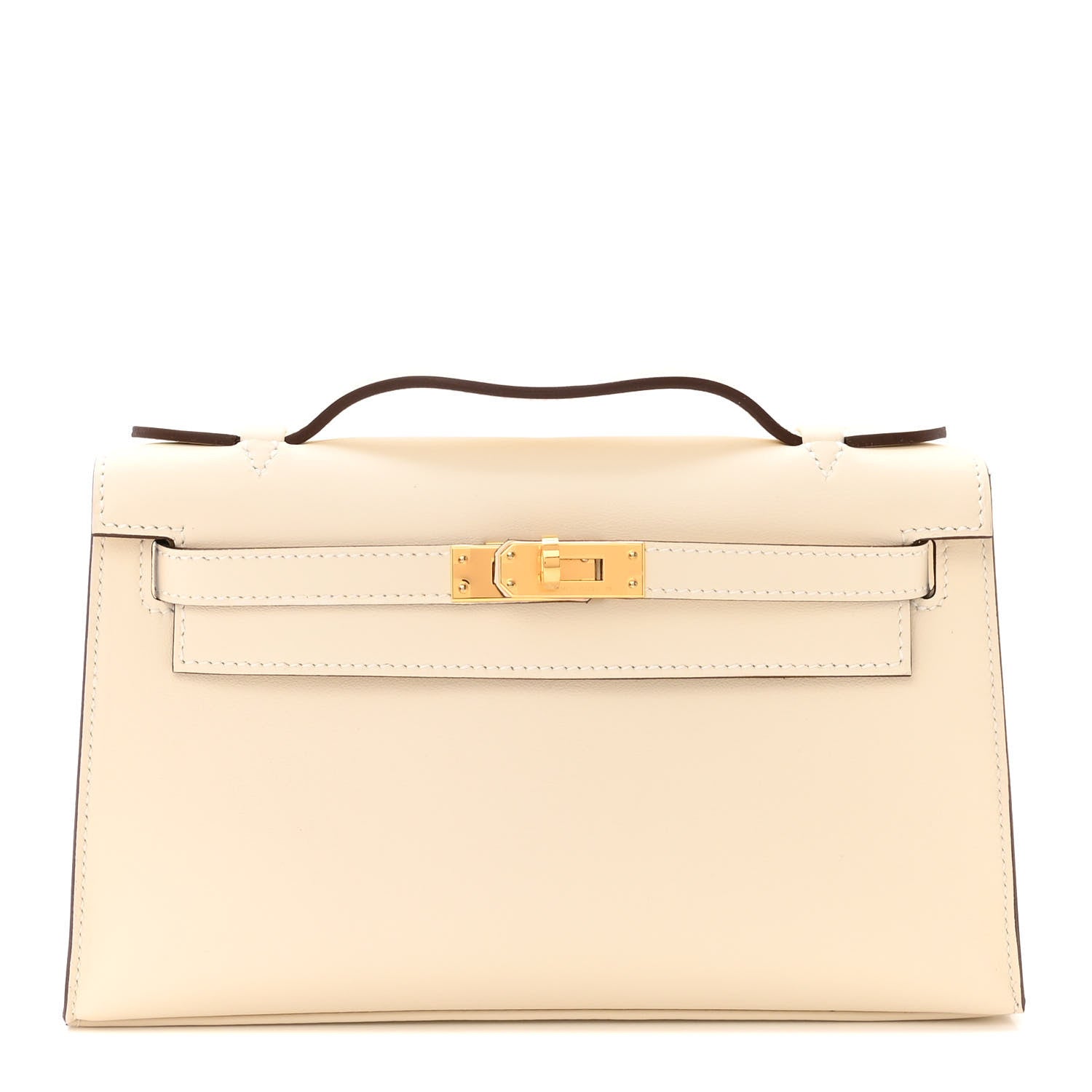 Hermes Swift Kelly Pochette Clutch Nata 1 of 12