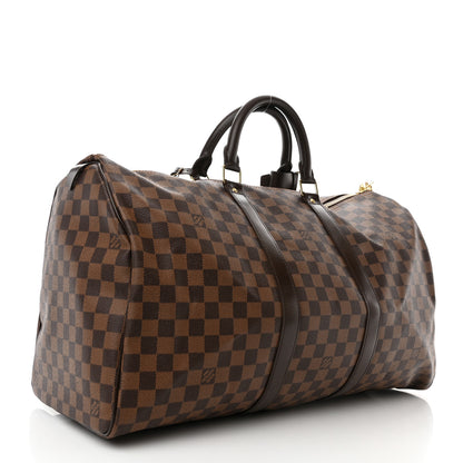 Louis Vuitton Damier Ebene Keepall 50 2 of 9
