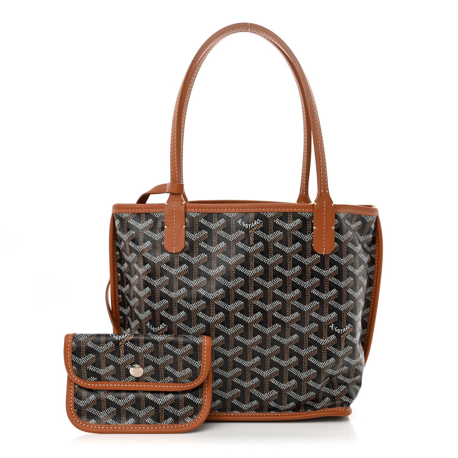 Goyard Goyardine Reversible Mini Anjou Black Gold 4 of 20