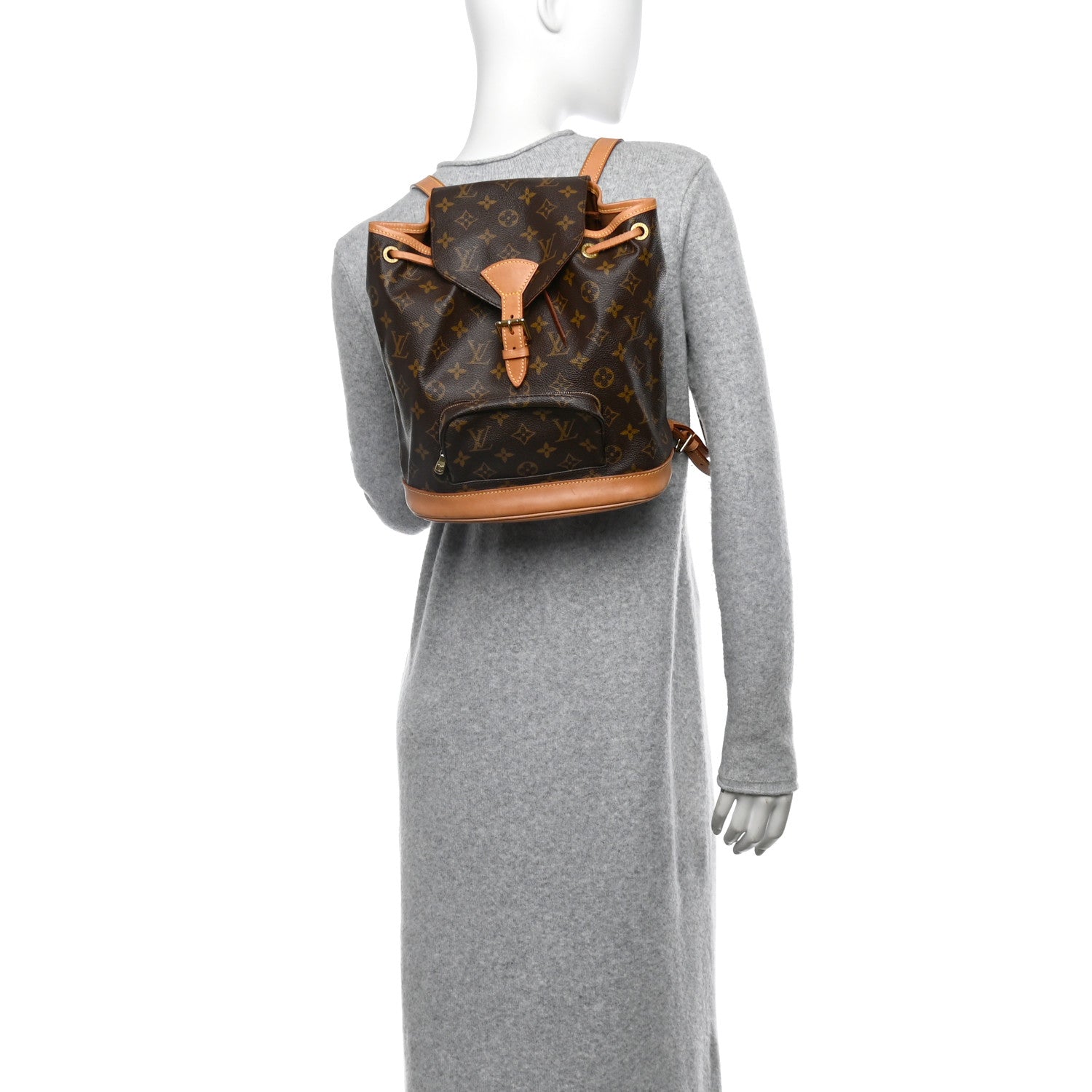 Louis Vuitton Monogram Montsouris MM Backpack 2 of 11