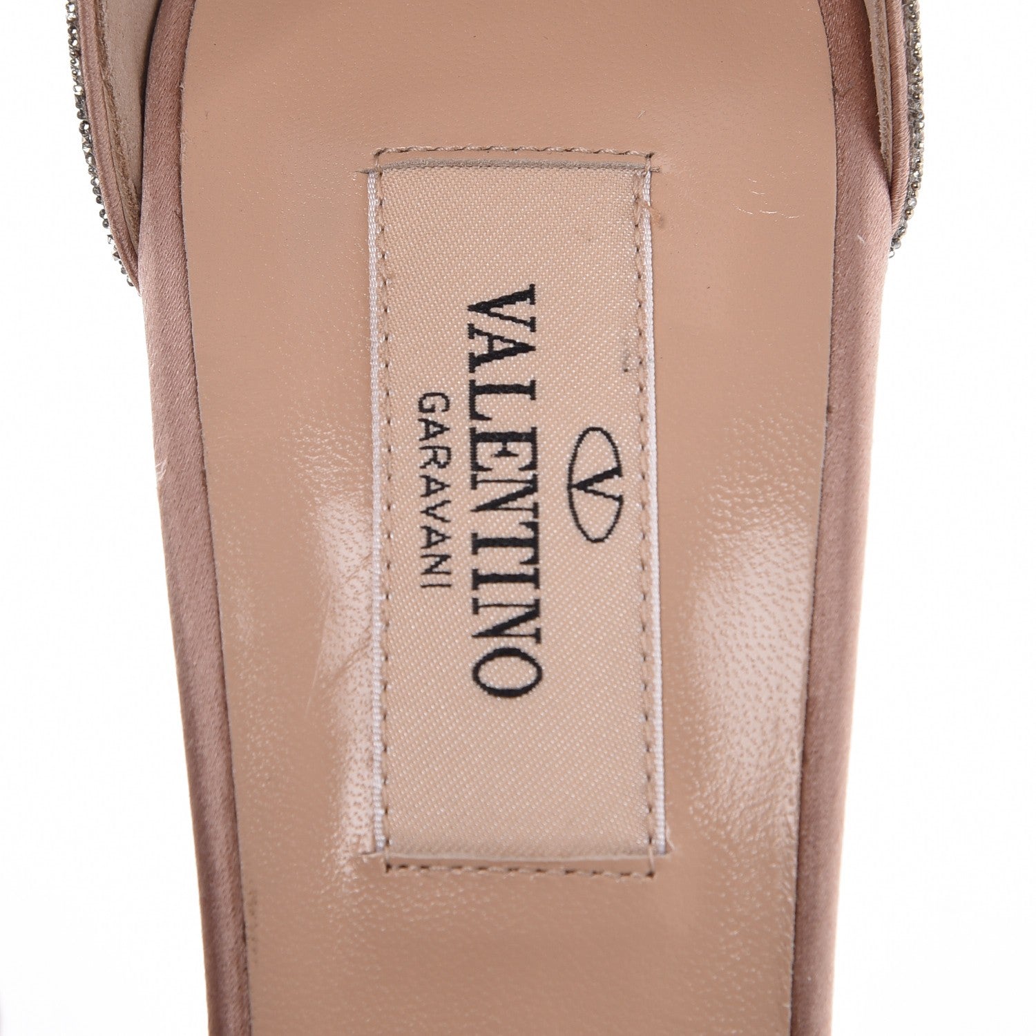 Valentino Garavani Glitter Calfskin Ankle Strap Pumps 37 Poudre Gold 7 of 9