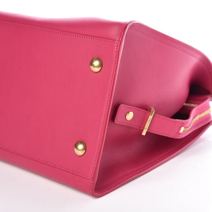 Saint Laurent Calfskin Medium Classic Y Cabas Fuchsia 5 of 11
