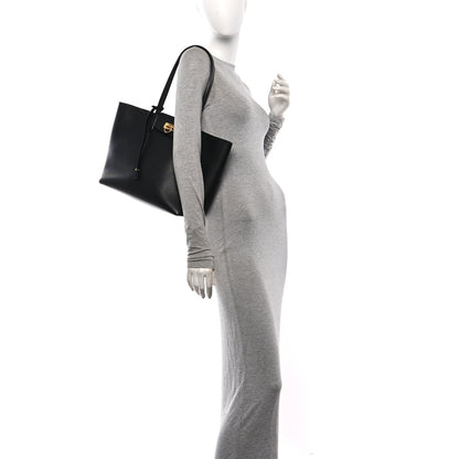 Salvatore Ferragamo Calfskin Travel Tote Black 2 of 11