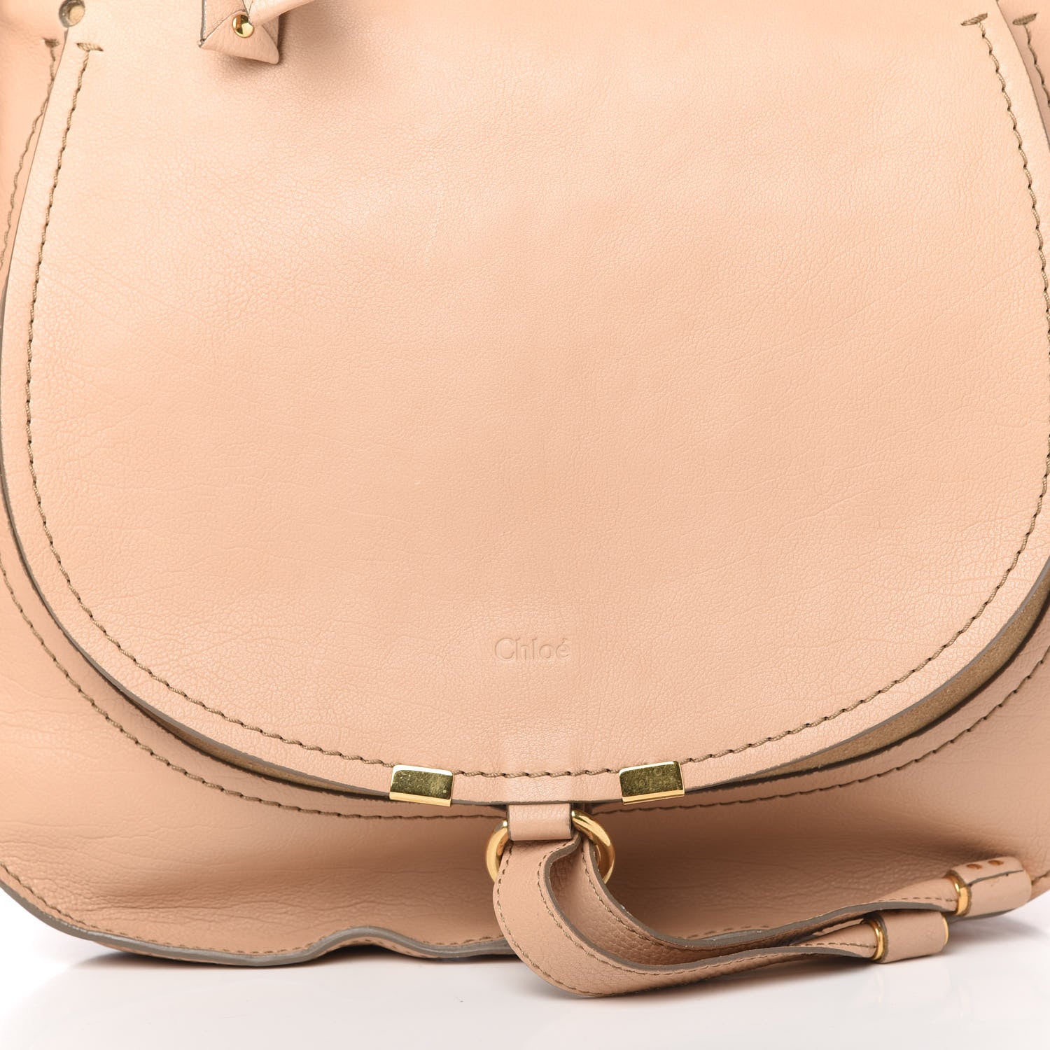 Chloe Calfskin Medium Marcie Nude Hobo Blondie Beige 10 of 10