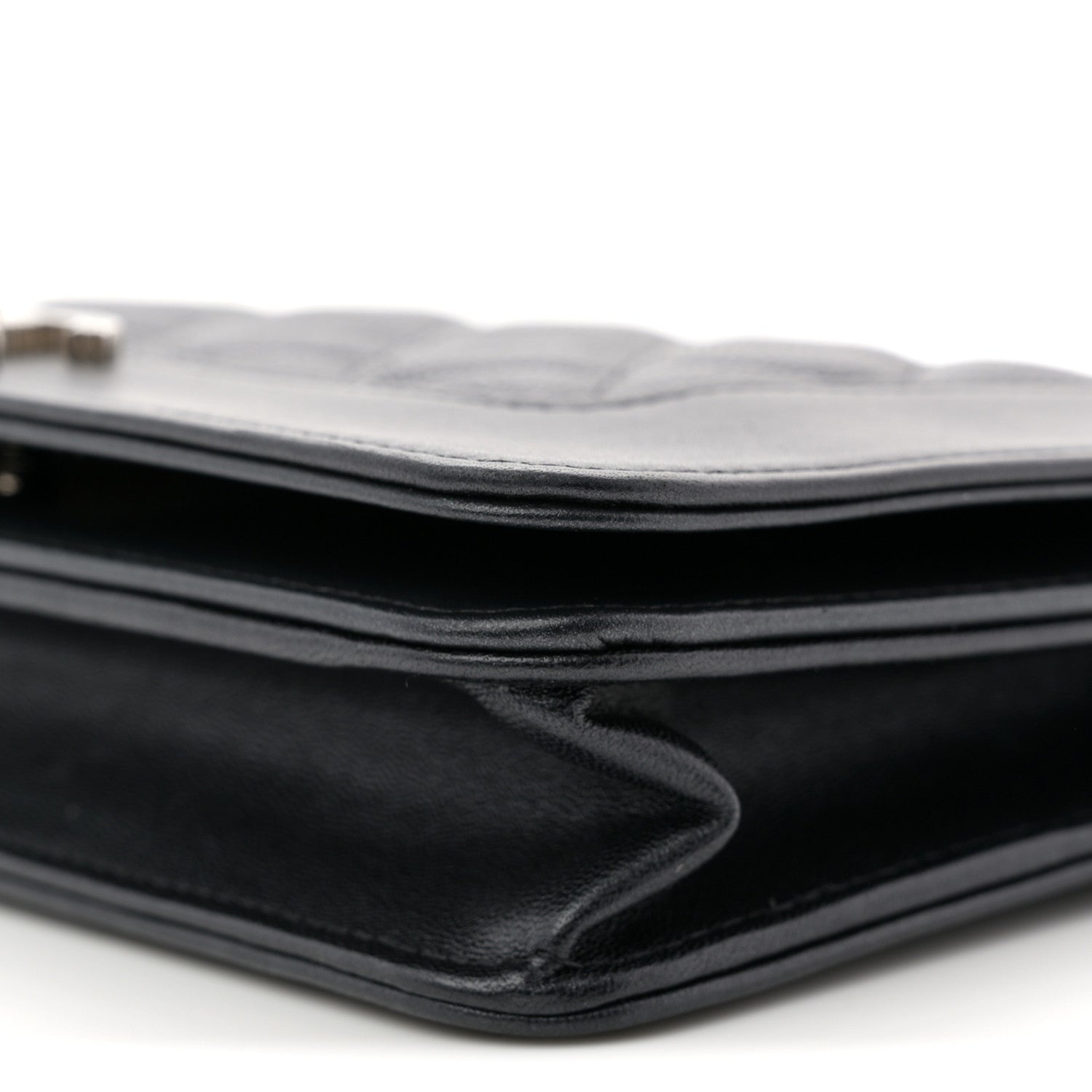 Chanel Caviar Quilted Vintage Mademoiselle Wallet On Chain WOC Black 10 of 11
