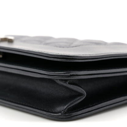 Chanel Caviar Quilted Vintage Mademoiselle Wallet On Chain WOC Black 10 of 11