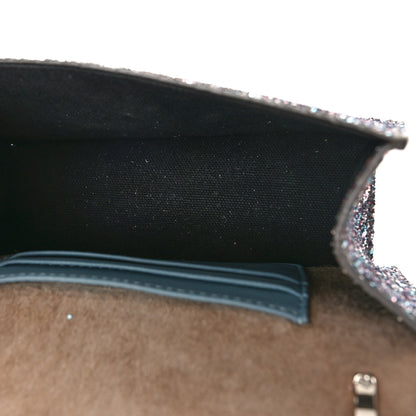 Jimmy Choo Coarse Glitter Mini Finley Shoulder Bag Bubblegum Mix 5 of 8