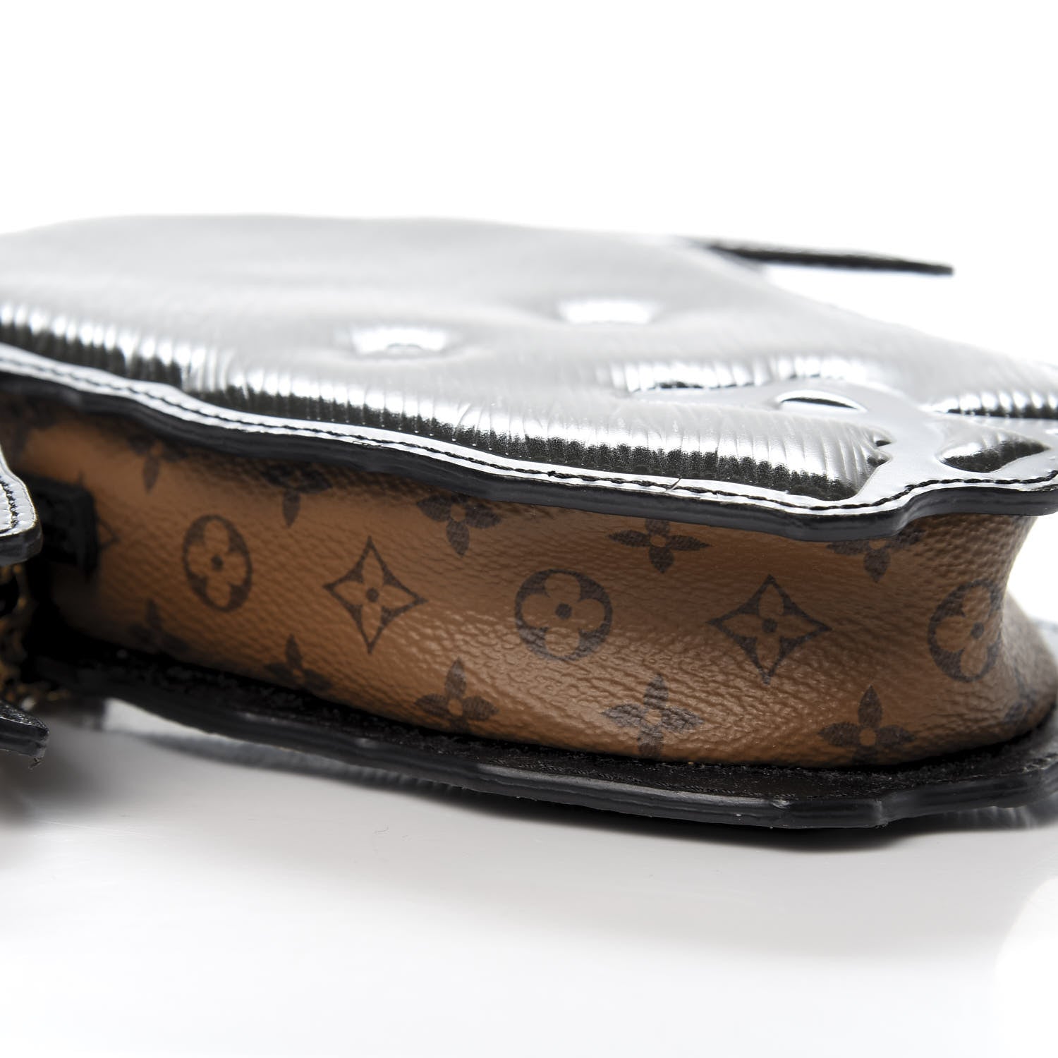 Louis Vuitton Epi Catogram Dog Face Clutch Black 7 of 9