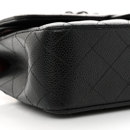 Chanel Caviar Quilted Medium Double Flap Black 9 of 12