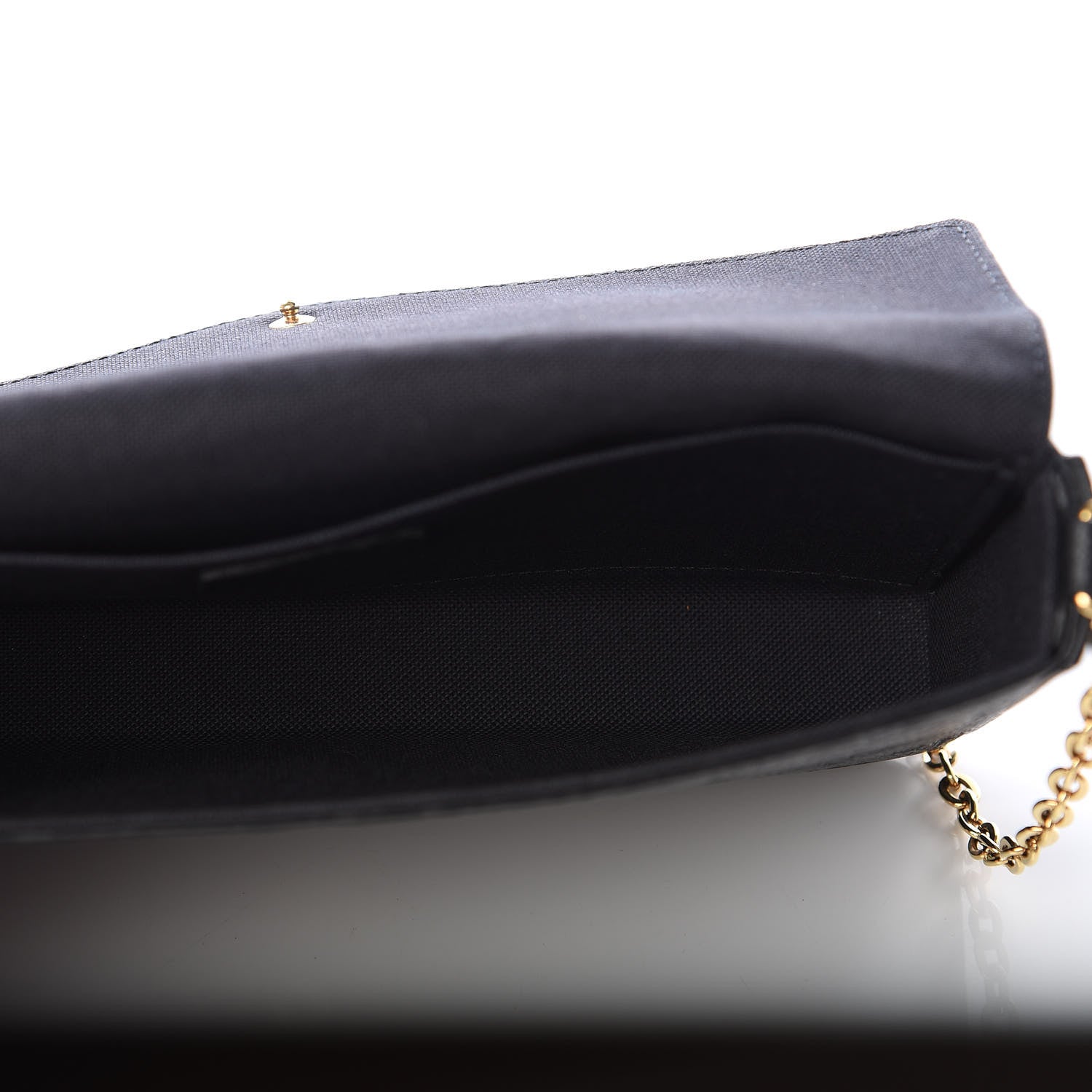 Louis Vuitton Empreinte Pochette Felicie Chain Wallet Black 4 of 11