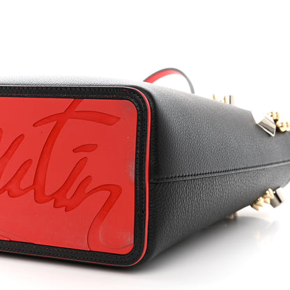 Christian Louboutin Calfskin Spikes Small East West Cabata Tote Black 12 of 12