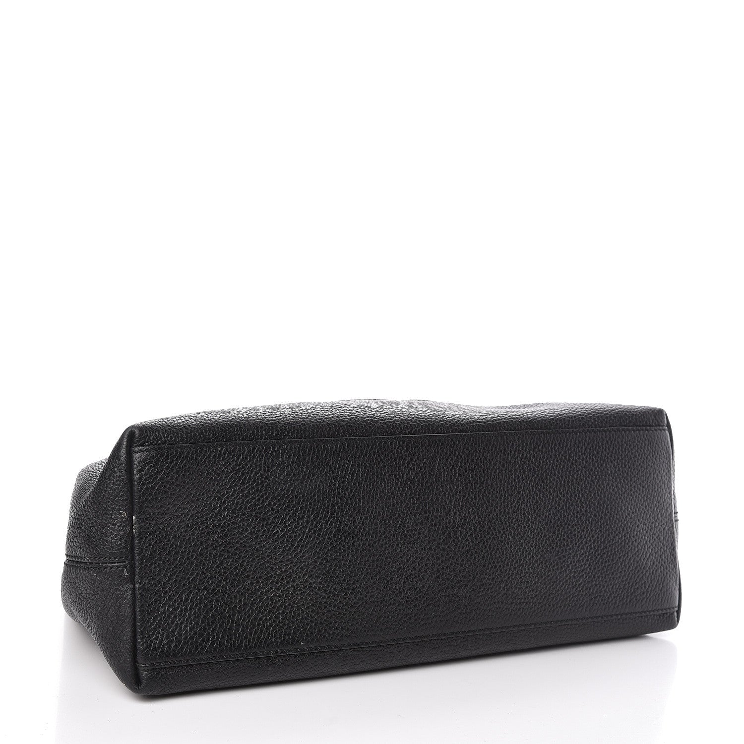 Gucci Pebbled Calfskin Medium Soho Chain Shoulder Bag Black 4 of 14