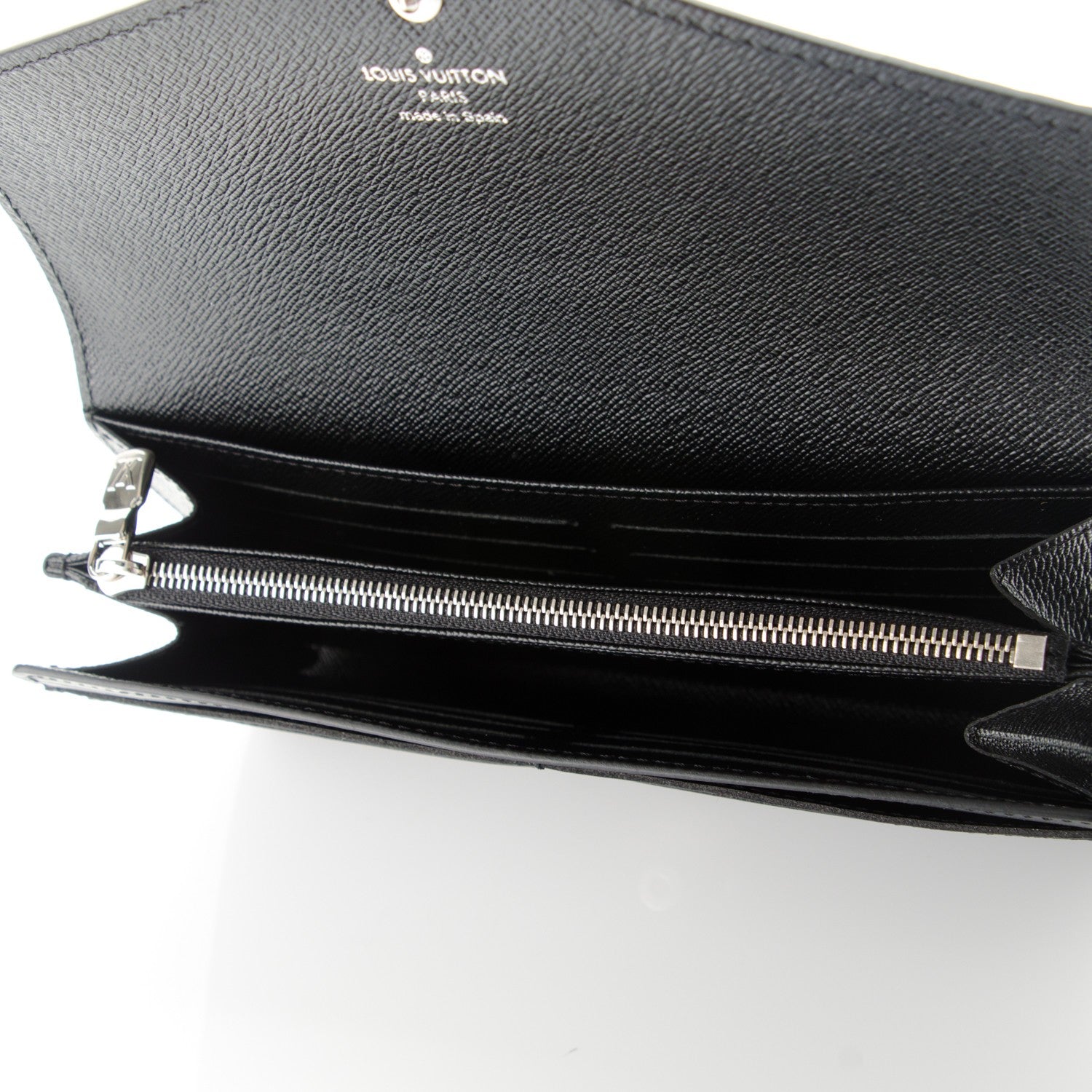 Louis Vuitton Epi Sarah Wallet NM Black 5 of 6
