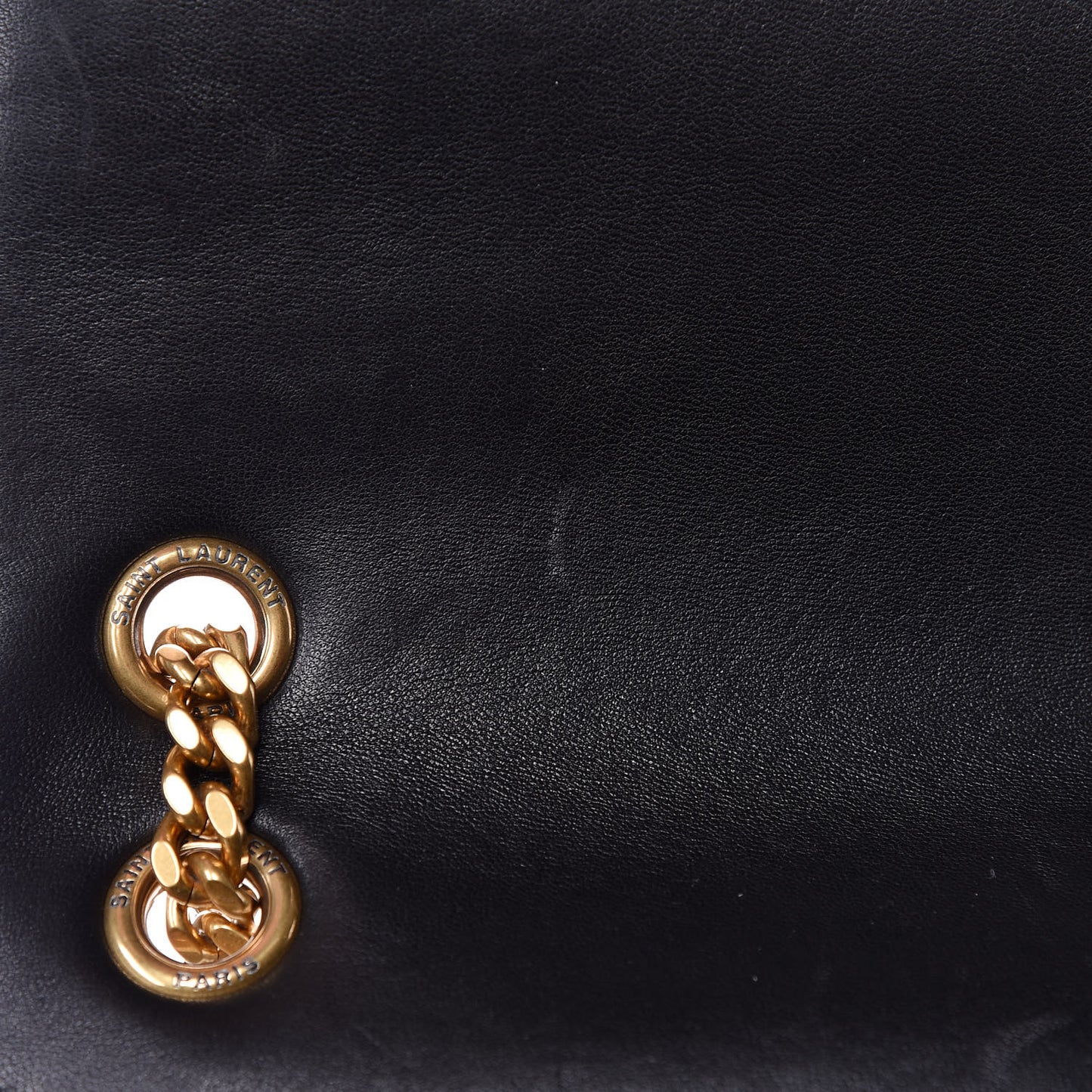 Lambskin Patchwork Monogram Large Jamie Black