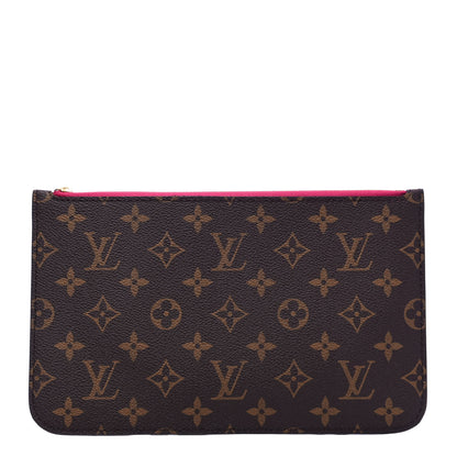 Louis Vuitton Monogram Neverfull MM GM Pochette Pivoine 1 of 4