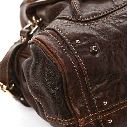Chloe Calfskin Medium Paddington Capsule Satchel Brown 9 of 10